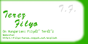 terez filyo business card